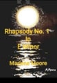 Rhapsody No.1 in E Minor piano sheet music cover